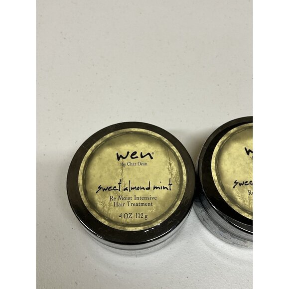 Wen Chaz Dean Sweet Almond Mint Re Moist Intensive Hair Treatment 4oz x 3 ea. - Picture 3 of 5